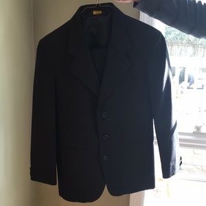 Boys black 2 piece suit